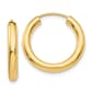 Gold Classics(tm) 20mm. 14kt. Polished Endless Hoop Earrings - image 1