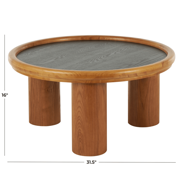 9th & Pike® Bohemian Brown Wood Coffee Table