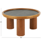 9th & Pike® Bohemian Brown Wood Coffee Table - image 4