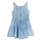 Girls &#40;7-16&#41; Rare Editions Sleeveless Denim Mock Corset Dress - image 4