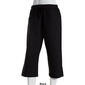 Petite Jordana Rose Solid Basic Split Hem Capri Pants - image 6