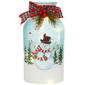 Transpac Chubby Snowman Jar - image 1