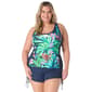 Plus Size Beach House Plus Sport Tropic Paradise Ambition Tankini - image 1