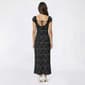 Juniors Madden Girl Puff Sleeve Tie Back Floral Midi Dress - image 2