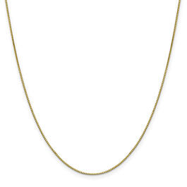 Gold Classics&#40;tm&#41; 10kt. Gold 0.9mm  24in. Box Chain Necklace