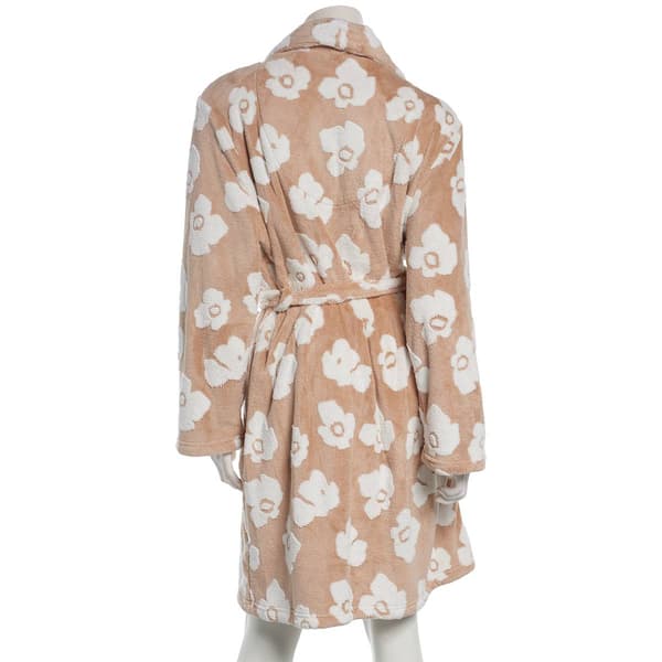 Womens Jasmine Rose Floral Absorbent Shawl Robe