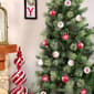 National Tree 6pc. Red & White Snowflake Shatterproof Ornaments - image 2