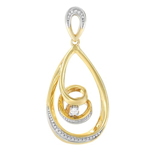 Espira 10kt. Gold Diamond Accent Fashion Necklace