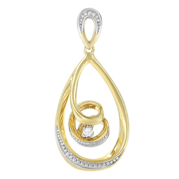 Espira 10kt. Gold Diamond Accent Fashion Necklace - image 