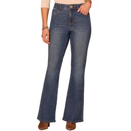 Petite Democracy Absolution(R) High Rise Out There Flare Jeans