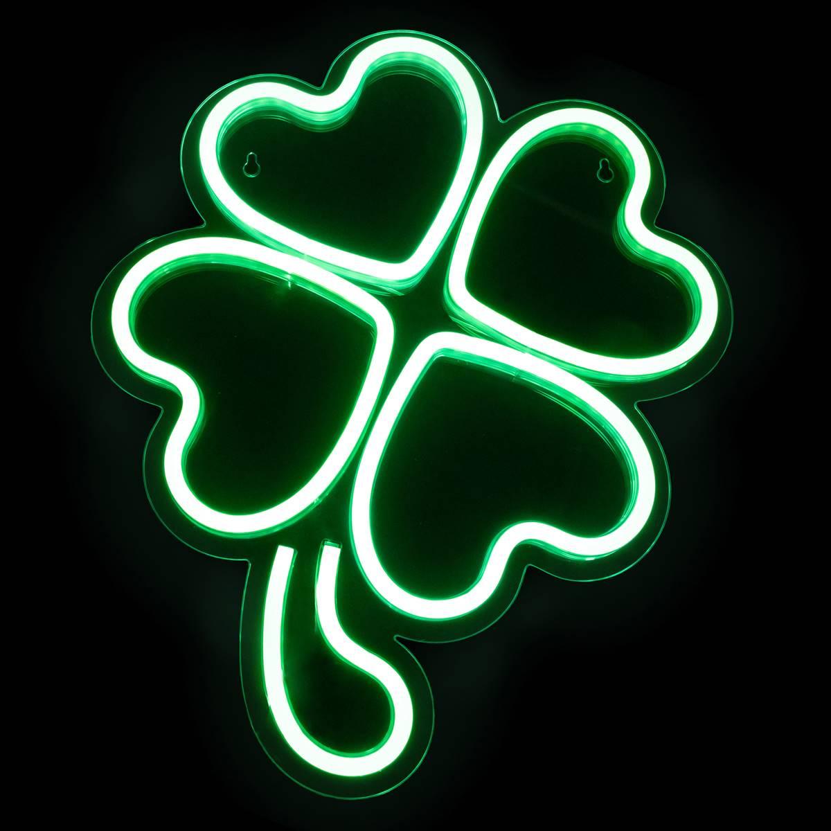 Open Video Modal for Northlight Seasonal 15in. St. Patrick''s Day Shamrock Window Decor