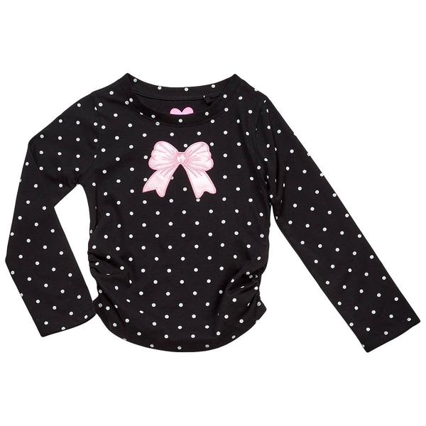 Girls (4-6x) Freestyle Revolution Dots & Bow Side Cinch Top