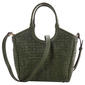 Nanette Lepore Junne Tulip Charm Straw Satchel - image 3