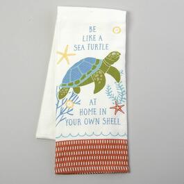 Be Like a Sea Turtle Terry Kitchen Towel