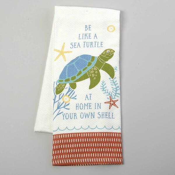 Be Like a Sea Turtle Terry Kitchen Towel - image 