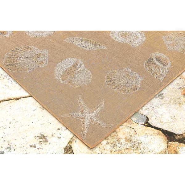 Liora Manne Carmel Shells Indoor/Outdoor Runner