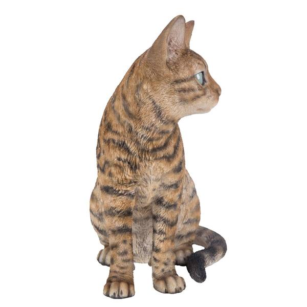 Hi-Line Gift Sitting Bengal Cat Garden Statue