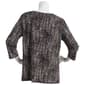 Womens Emily Daniels 3/4 Sleeve Abstract Dot Scoop Neck Blouse - image 2