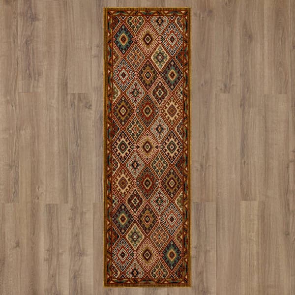 Mohawk Home Pine Row Red Runner