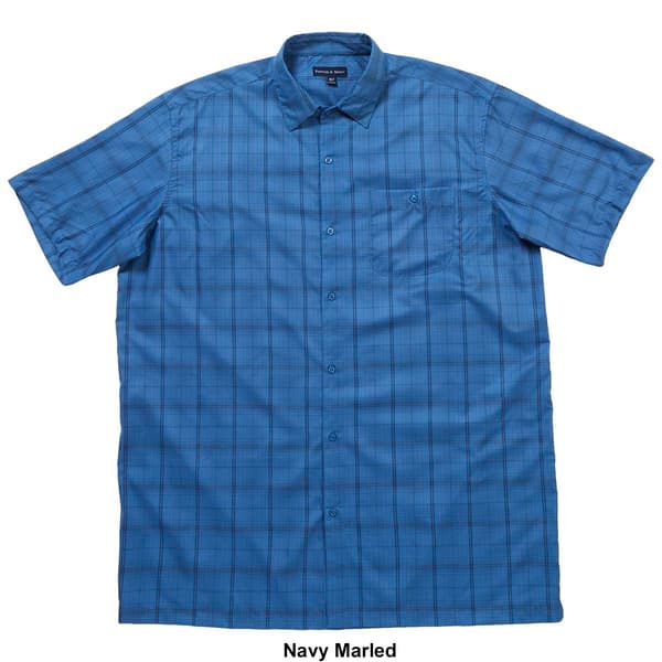 Mens Big & Tall Preswick & Moore Microfiber Button Down Shirt