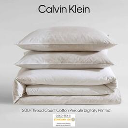 Calvin Klein Ikat Pinstripe Cotton 3pc. Duvet Cover Set