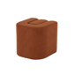 9th & Pike® Contemporary Copper Polyester Ottoman - image 7