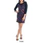 Womens 24/7 Comfort Apparel 3/4 Sleeve Pocket Shift Dress - image 5