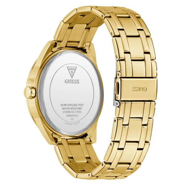 Mens GUESS Gold-Tone Analog Watch - GW0893G3