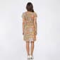 Womens Ninety Clothing Flutter Sleeve Patchwork Shift Dress - image 2
