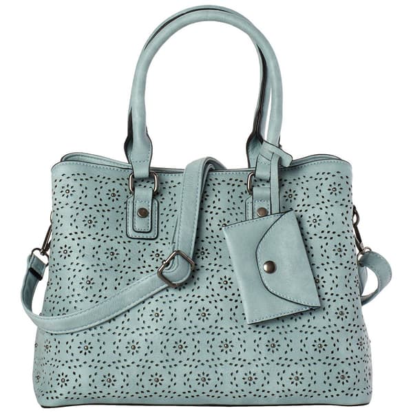 DS Fashion NY Perf Satchel w/Hangoff - image 