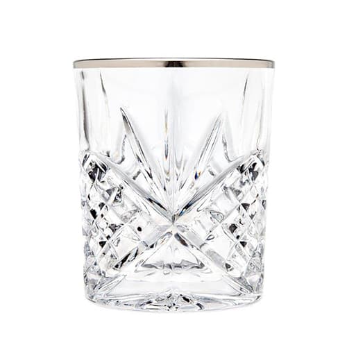 Godinger Dublin Platinum Set of DOF Glasses - image 