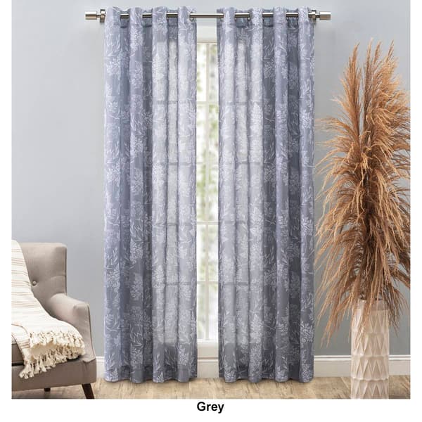 Wild Meadow Sheer Grommet Curtains