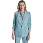 Womens DKNY 3/4 Scrunch Sleeve One Button Flap Pocket Jacket - image 1