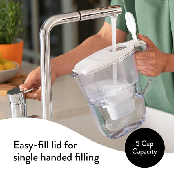Aqua Optima Daisy Water Filter Pitcher Set w/ 3 Evolve+ Filters