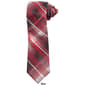 Mens Van Heusen® Extra Large Plaid with White Stripe Tie - image 2