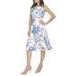 Womens Calvin Klein Sleeveless Floral Scuba A-Line Dress - image 5