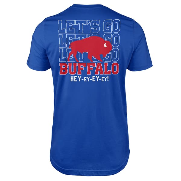 Mens Tailgate Let''s Go Buffalo Short Sleeve Tee