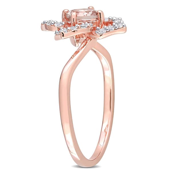 Gemstone Classics™ 18kt. Rose Gold 4/5ctw. Morganite Ring