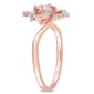 Gemstone Classics™ 18kt. Rose Gold 4/5ctw. Morganite Ring - image 3
