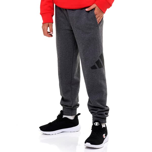 Boys (8-20) adidas(R) Essential Fleece Big Logo Joggers - image 