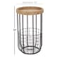9th & Pike® Round Wood Tray Top Accent Table - image 5