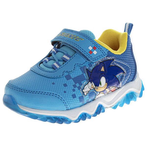 Little Boys SEGA Sonic the Hedgehog Light Up Sneakers - image 