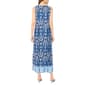 Womens MSK Sleeveless 3 O-Ring Damask Maxi Dress - image 2