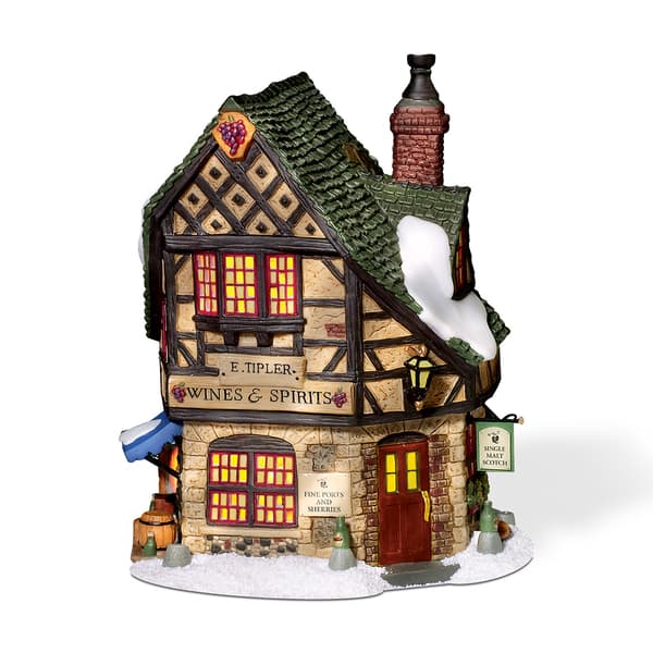 Department 56 Dickens Village E Tipler Agent Wine Spirits - image 