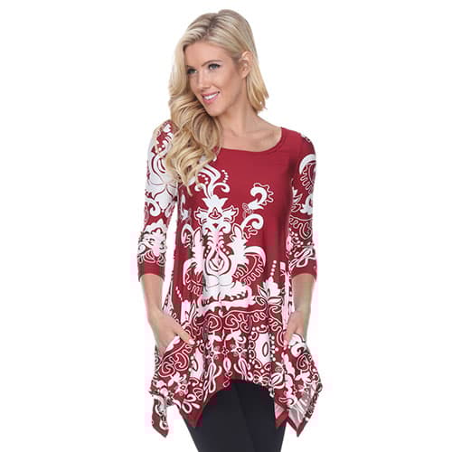 Womens White Mark Yanette Tunic