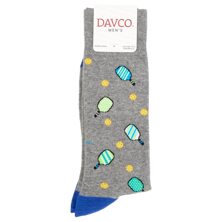 Mens Davco Pickleball Crew Socks