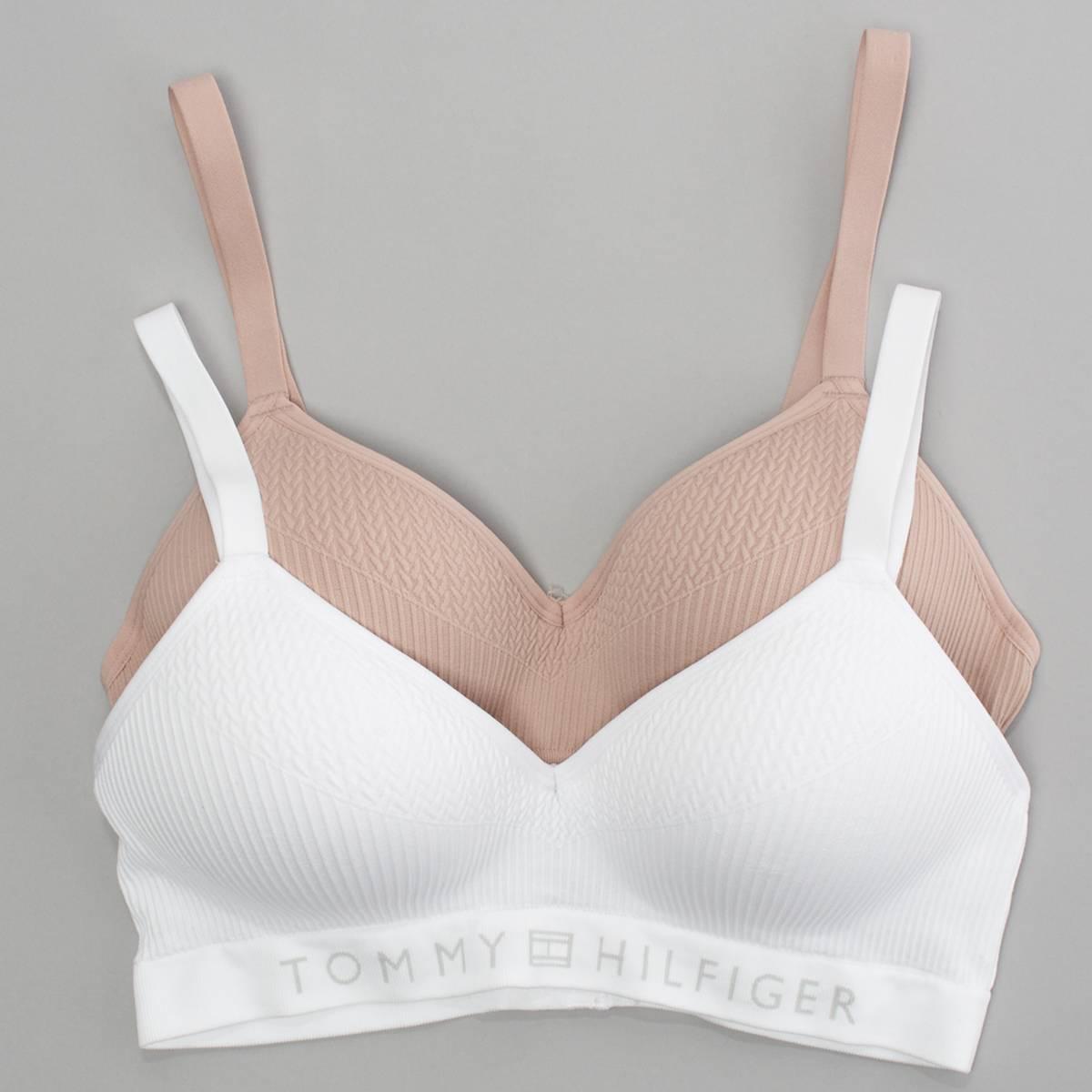 Open Video Modal for Womens Tommy Hilfiger 2pk. Seamless Wire Free Bras RLF0227