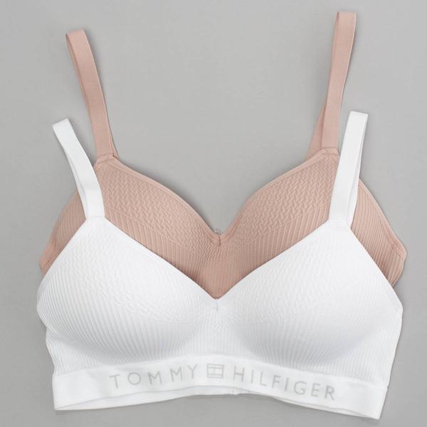 Womens Tommy Hilfiger 2pk. Seamless Wire Free Bras RLF0227 - image 