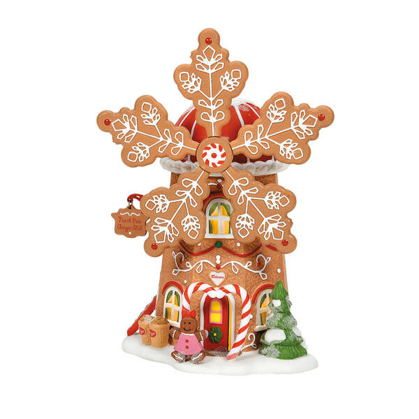 Department 56 North Pole Village Gingerbread Cookie Mill Figurine - image 