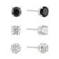 Sunstone Sterling Silver 4mm Trio Earring Set - image 1